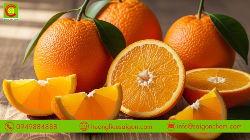 Ứng dụng hương cam ổn định khi gia nhiệt trong c&aacute;c loại thực phẩm